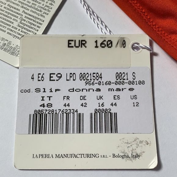 La Perla dark orange bikini bottom size 12 US - Picture 5 of 7